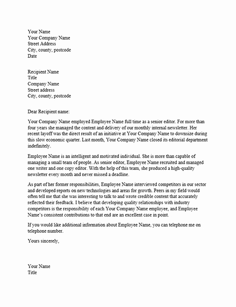 Employee Reference Letter Examples Lovely Reference Letter for Professional Employee