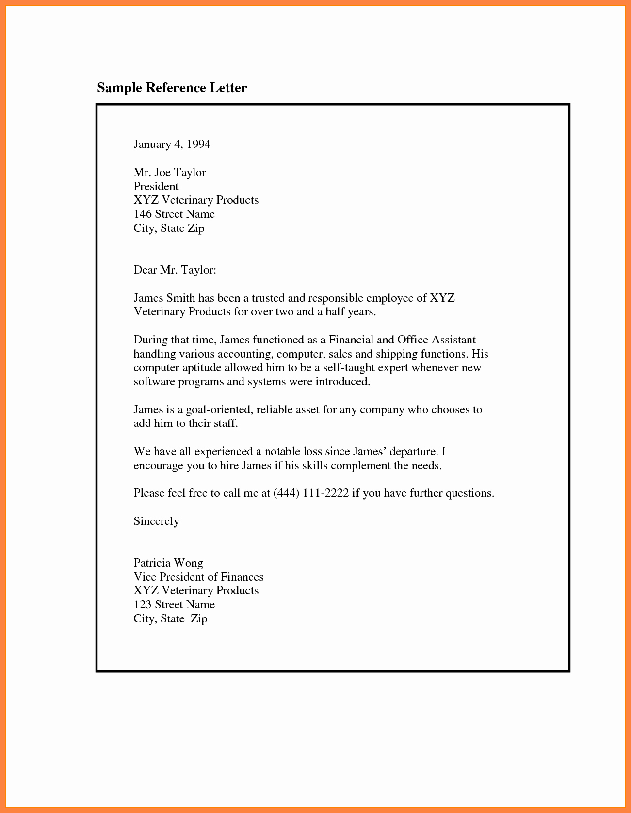 Employment Recommendation Letter Examples Fresh 9 Re Mendation Letter for Employee
