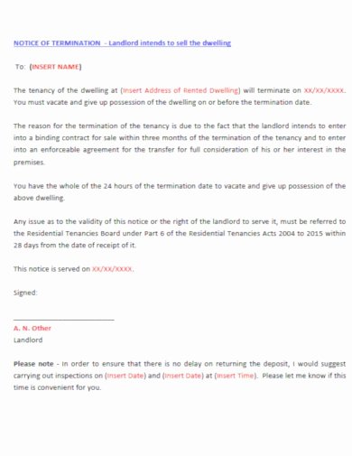 End Of Lease Letters Beautiful 5 End Of Lease Letter Templates to Tenant Pdf