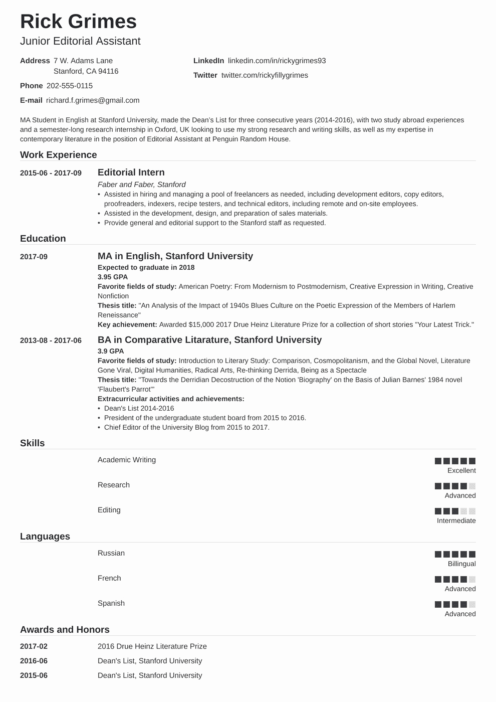 Entry Level Resume High School Best Of Publicado How Not to Write A Bad Resume