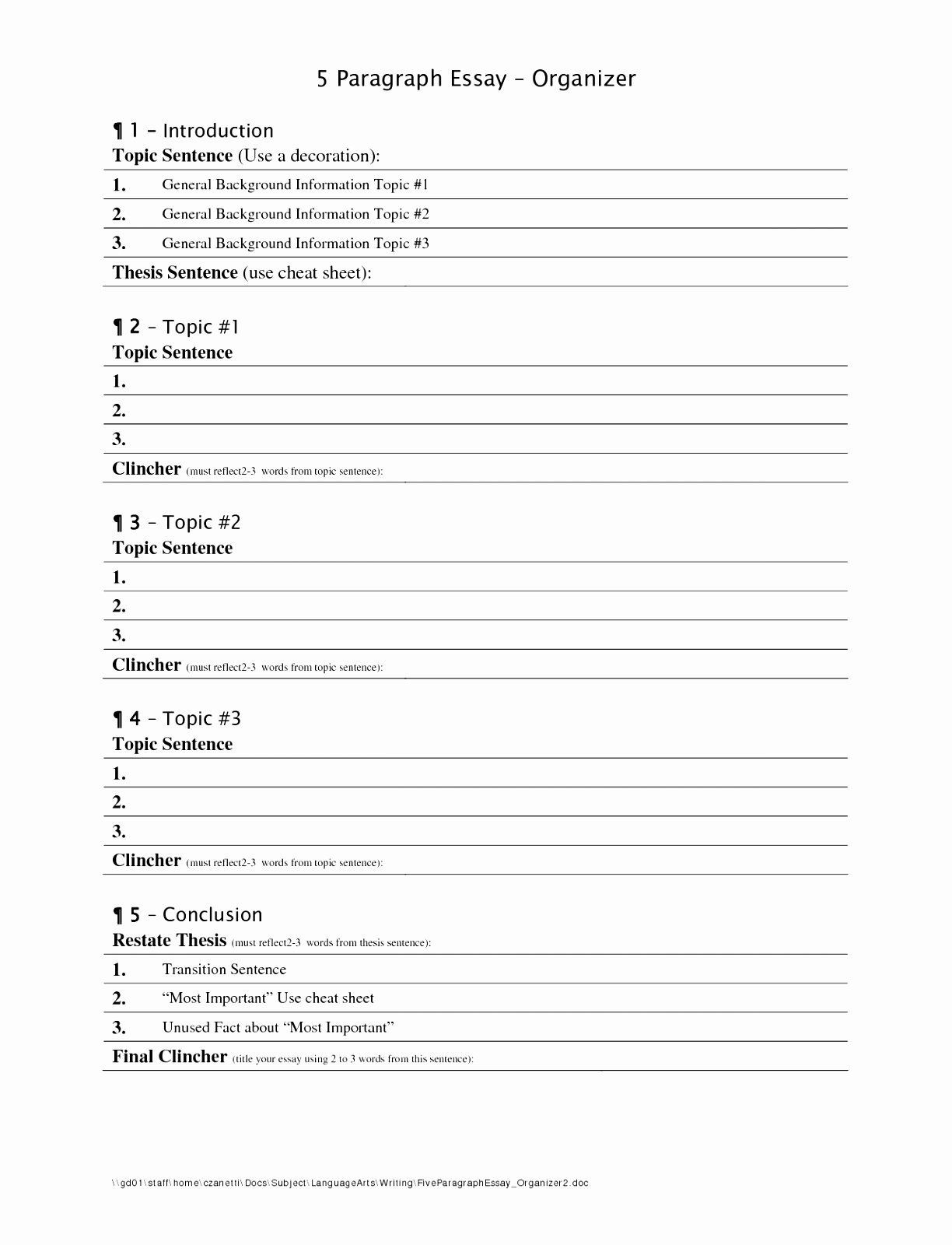 Essay Outline Template Printable Beautiful 5 Paragraph order Essay Reviews Article Heading Child