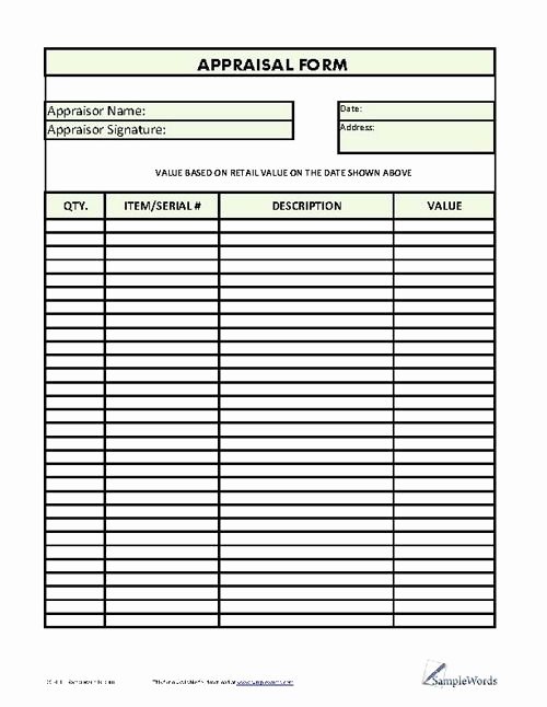 Estate Personal Property Inventory form Best Of Equipment Inventory form Pdf Download