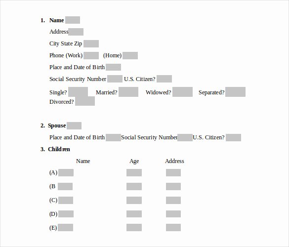 Estate Personal Property Inventory form Elegant 14 Estate Inventory Templates – Free Sample Example