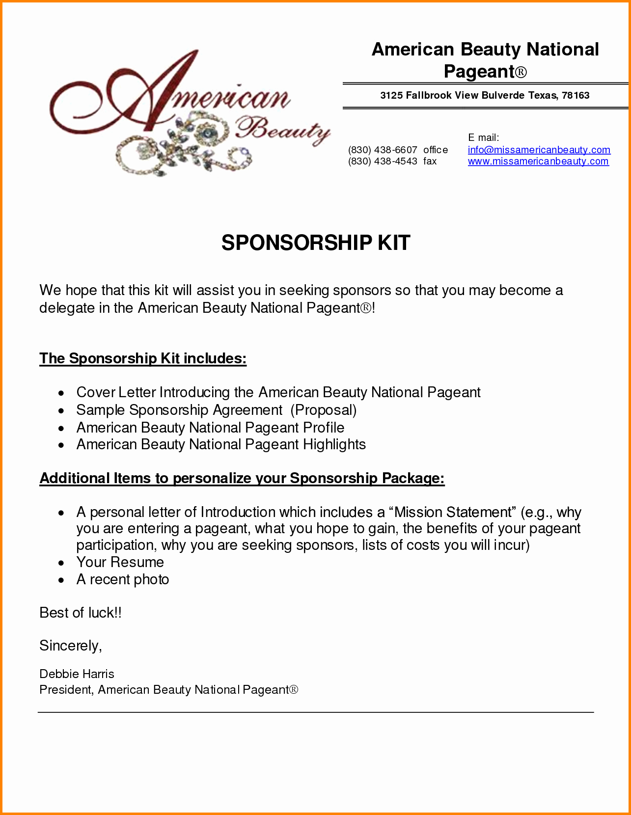 Event Sponsorship Proposal Example Awesome 9 event Sponsorship Proposal