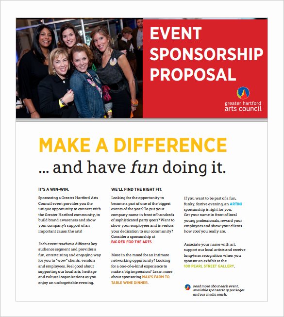 Event Sponsorship Proposal Example Lovely event Proposal Template 24 Free Word Pdf format