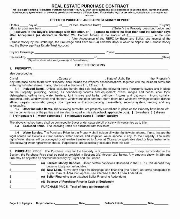 Example Of A Purchase Agreement Luxury 11 Real Estate Purchase Contract Examples Pdf Word