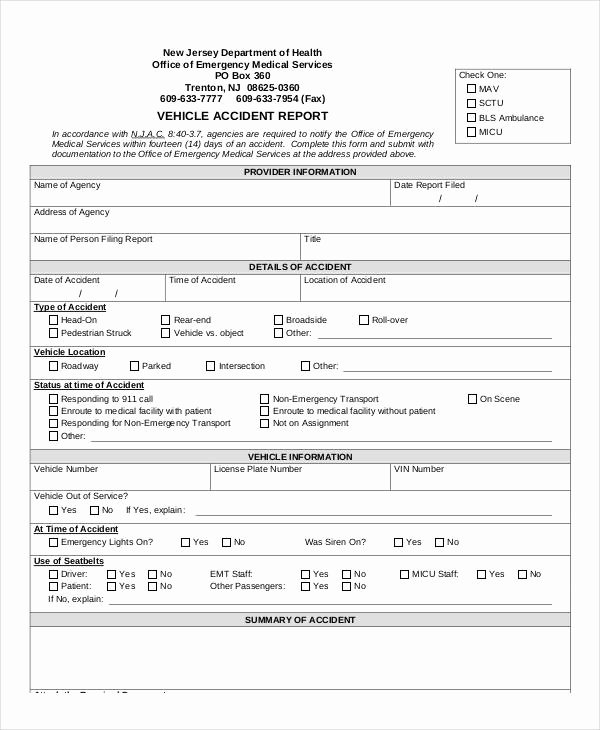 report form example