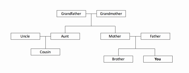 Example Of Family Tree Chart Best Of the Example Of A Family Tree