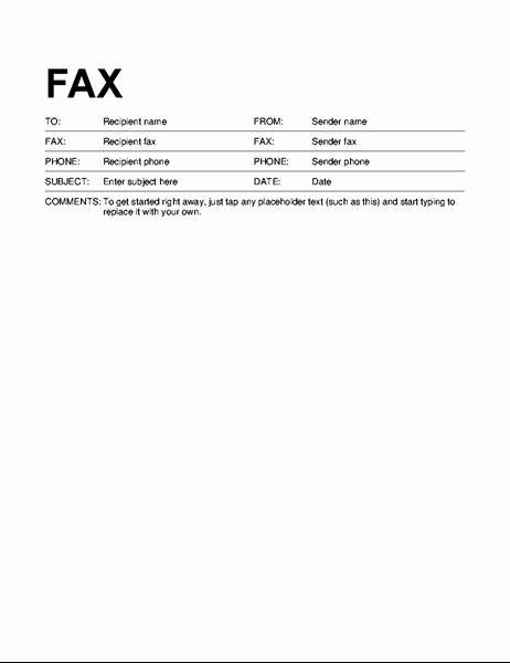 Example Of Fax Cover Sheet Beautiful Fax Cover Sheet Standard format