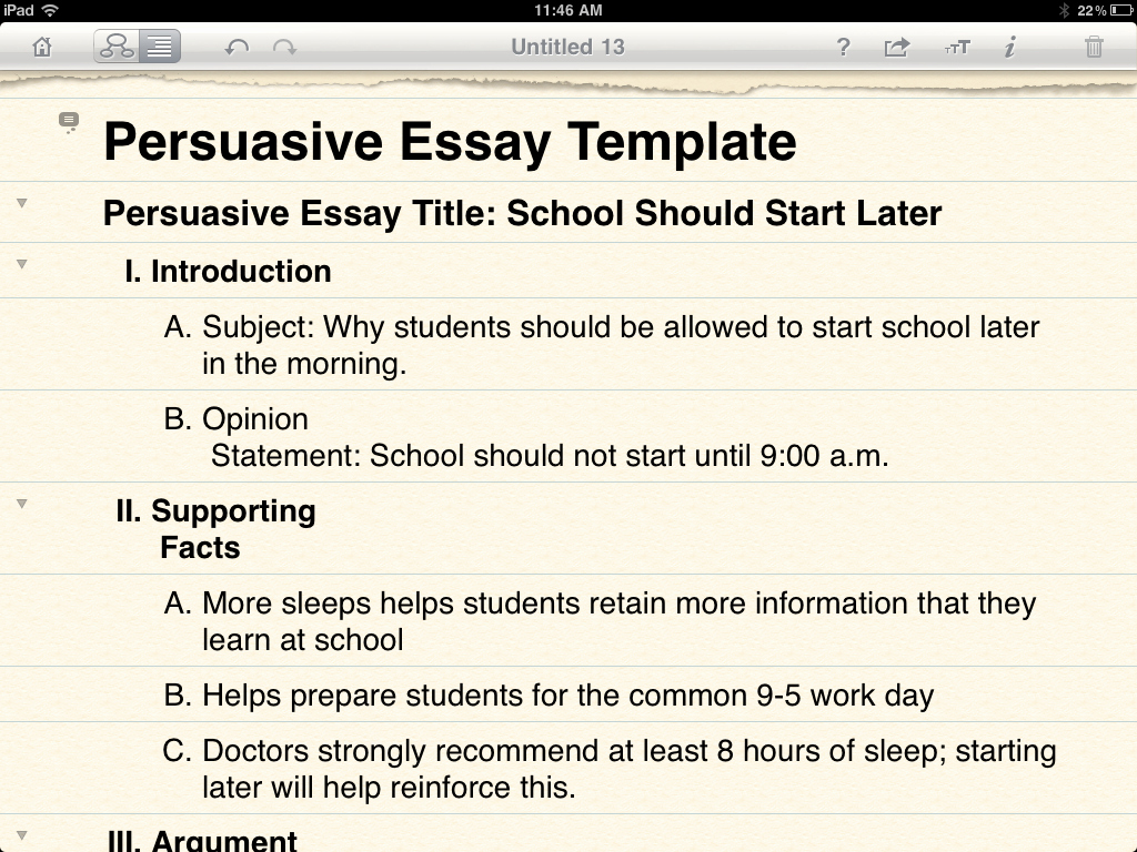 persuasive essay private school