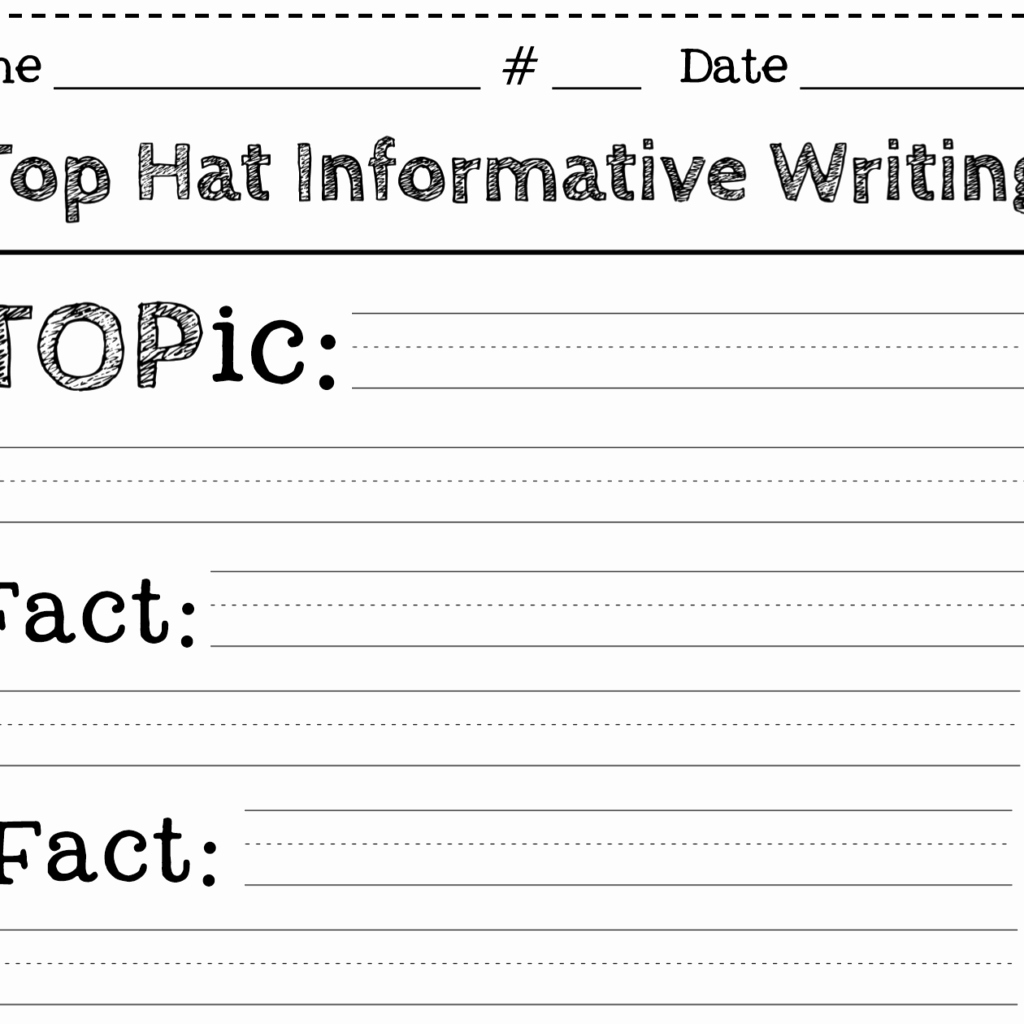 Examples Of Informative Writing Elegant Informative Writing Graphic organizer Lessonpick