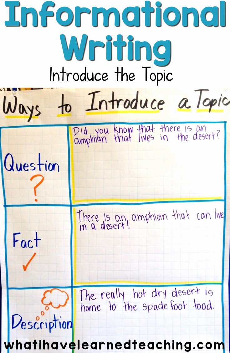 Informative Writing Prompts For Grade 3