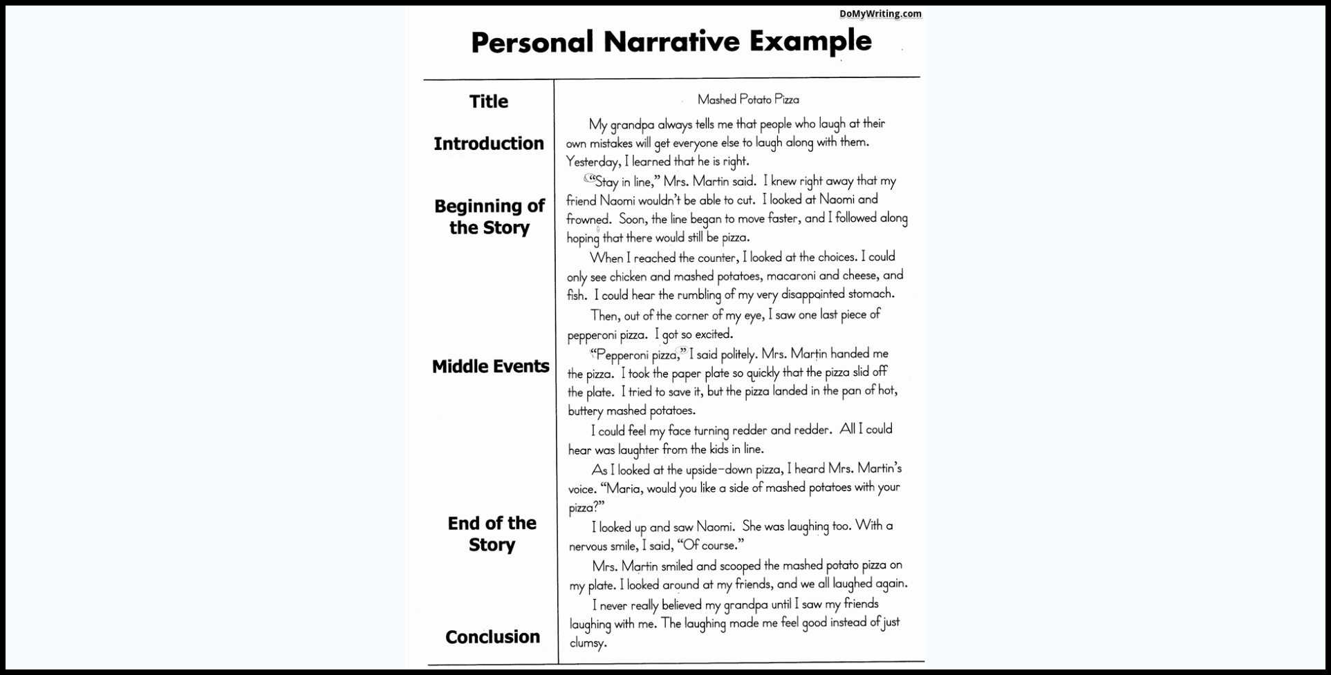 30 Examples Of Personal Narratives Example Document Template