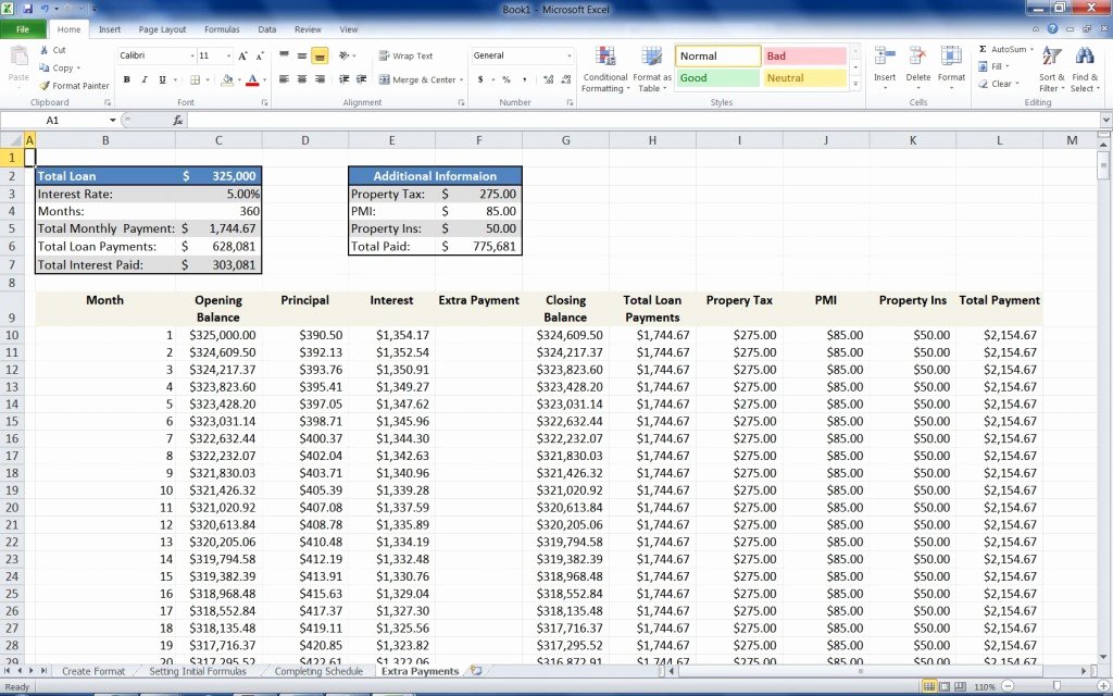 Excel Auto Loan Calculator Elegant Mortgage Loan Calculator Using Excel