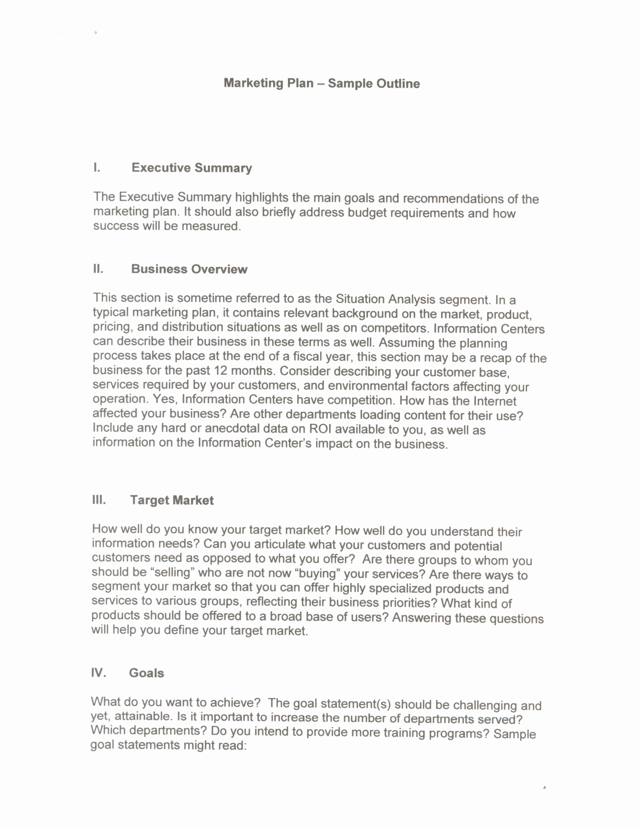 Executive Summary Outline Template Awesome Examples Of An Executive Summary