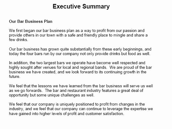 Executive Summary Template for Report New 5 Executive Summary Templates Excel Pdf formats