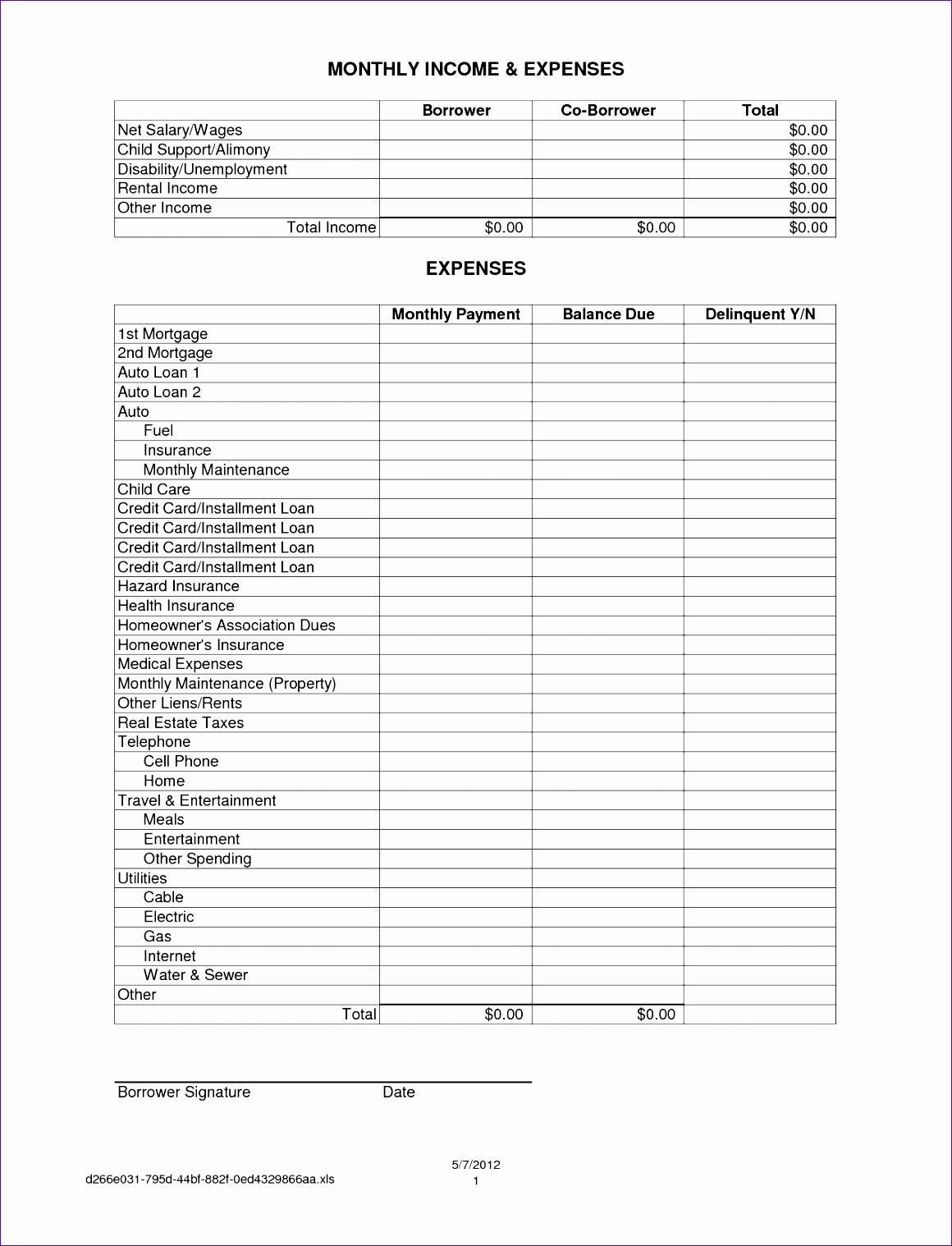 Expense and Income Spreadsheet New 5 Excel In E and Expenditure Template Exceltemplates