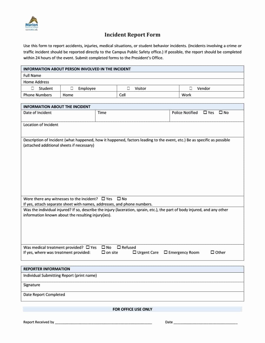 Fake Accident Report Template Inspirational 20 Police Report Template &amp; Examples [fake Real]