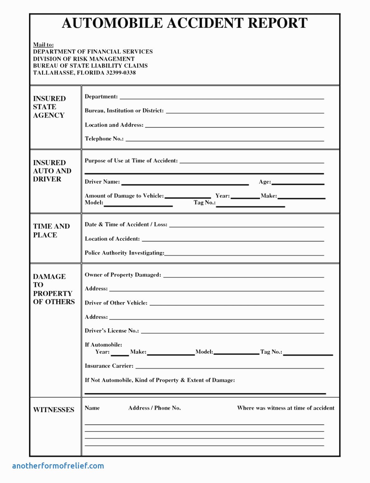 Fake Accident Report Template New Nj Motor Vehicle Accident Report Impremedia