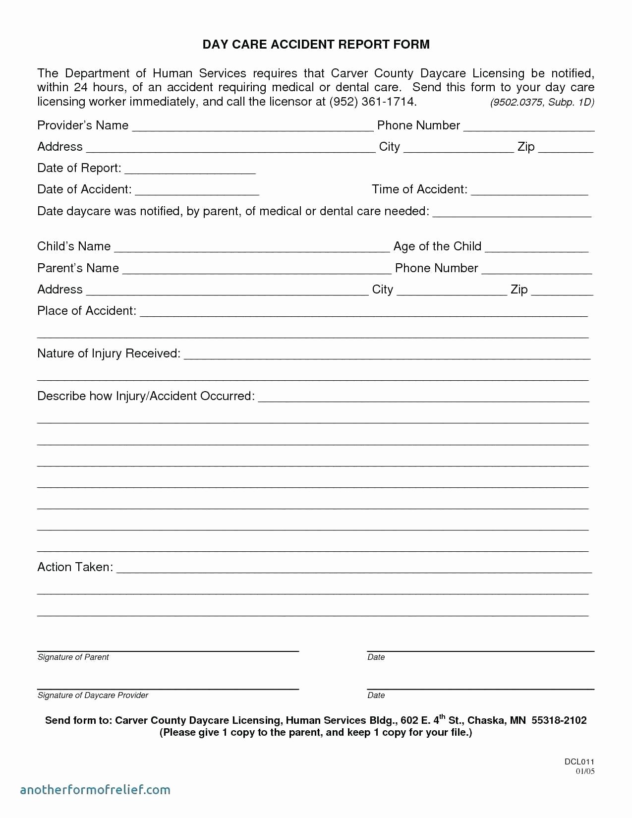 Fake Accident Report Template Unique Accident form Template Free Resume Investigation Report Uk