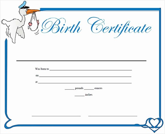 Fake Birth Certificate Template Awesome Free Birth Certificate Templates Picture – Baby Doll Birth