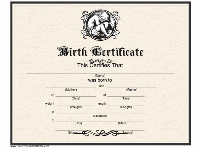 Fake Birth Certificate Template Inspirational 15 Birth Certificate Templates Word &amp; Pdf Free
