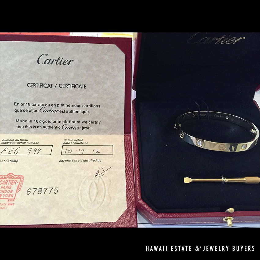 Fake Certificate Of Authenticity Awesome How to Spot A Fake Cartier Love Bracelet Hawaii Estate