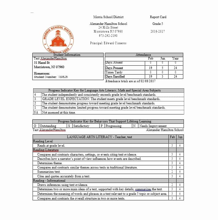 Fake College Report Card Elegant 30 Real &amp; Fake Report Card Templates [homeschool High