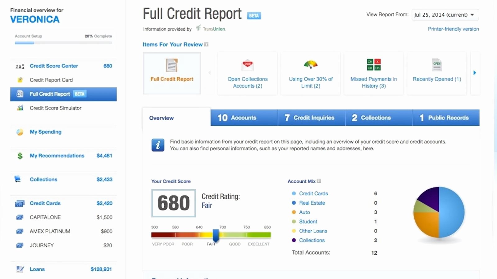 Fake Credit Report Fresh Credit Karma Fers Free Weekly Credit Reports and Monitoring