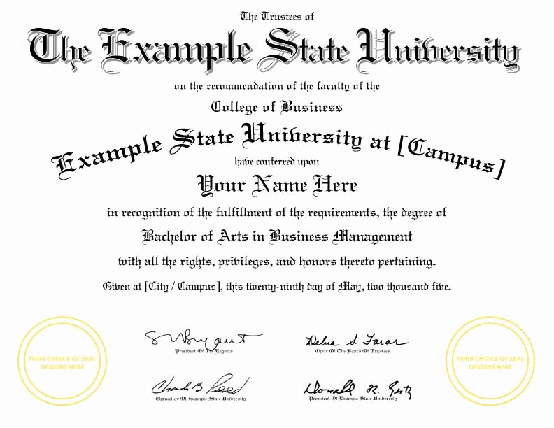 Fake Degree Certificate Template Lovely Buy A Fake College Diploma Line