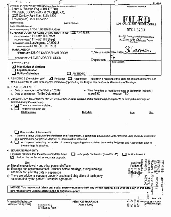 Fake Divorce Certificate Template Beautiful Printable Sample Divorce Papers form