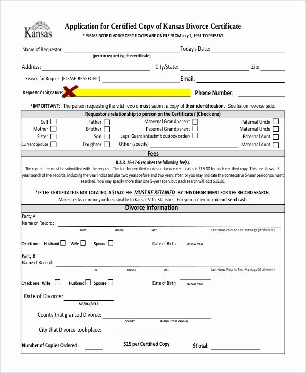 Fake Divorce Certificate Template New Divorce Certificate Template 8 Free Word Pdf Document