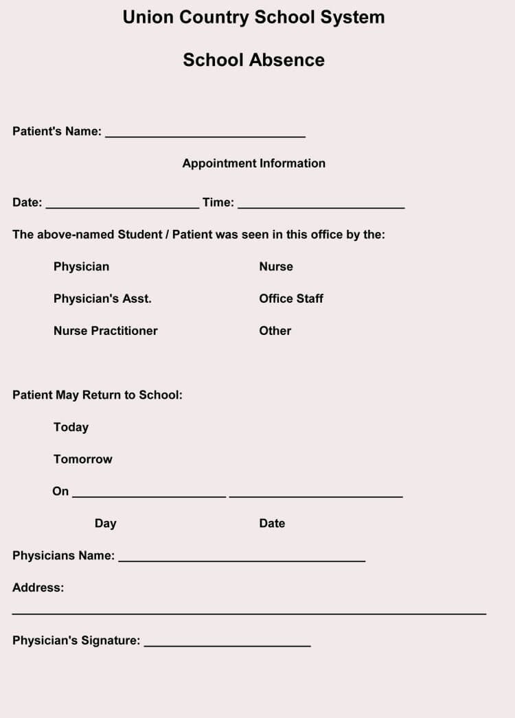 Fake Doctors Excuse for Work Elegant Creating Fake Doctor S Note Excuse Slip 12 Templates