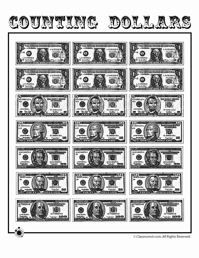 Fake Money order Template Inspirational Printable Paper Play Dollars