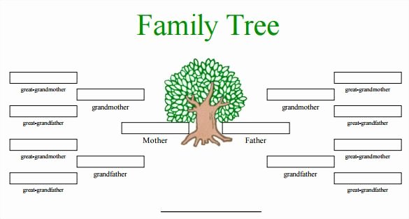 Family Tree Template Doc Fresh Blank Family Tree Template 31 Free Word Pdf Documents