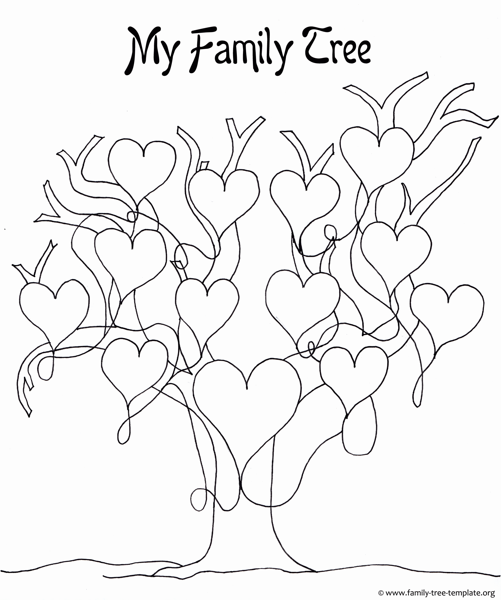 Family Tree Templates In Spanish Fresh Family Tree Coloring Page New Er Class Ideas