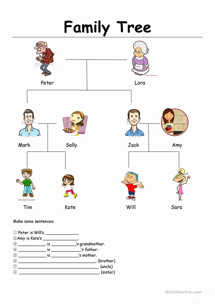 Family Tree Worksheet Printable New Family Tree Worksheet Free Esl Printable Worksheets Made