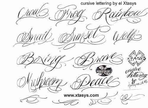 Fancy Cursive Fonts for Tattoos Beautiful 17 Best Images About Cursive On Pinterest