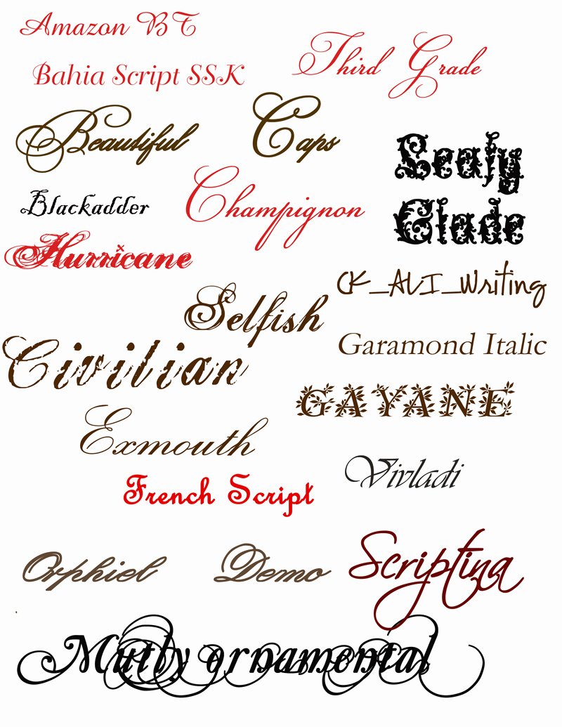 Fancy Cursive Fonts for Tattoos Fresh Tattoo Y December 2012