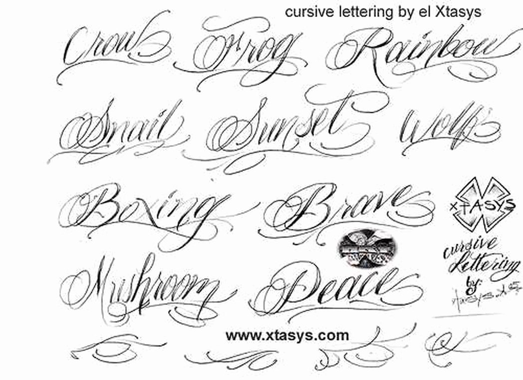 Fancy Cursive Fonts for Tattoos Unique the Tattoo Cachedsep Cursive Font Generator Cachedoct