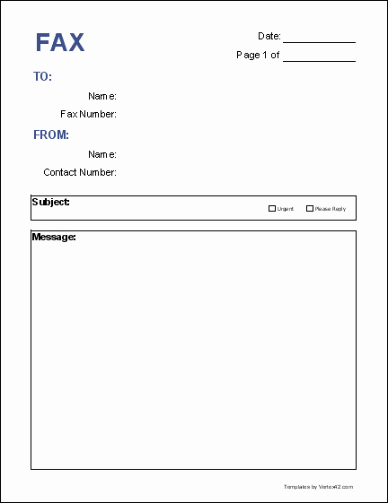 Fax Cover Page Awesome Basic Fax Cover Sheet Pdf for when I Just Want to Fill