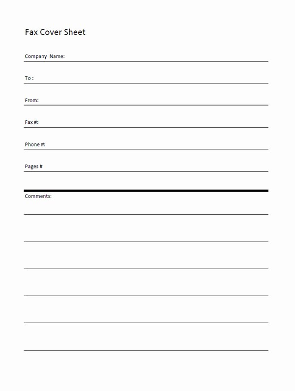 Fax Cover Page Best Of Printable Fax Cover Sheet Pdf Blank Template Sample