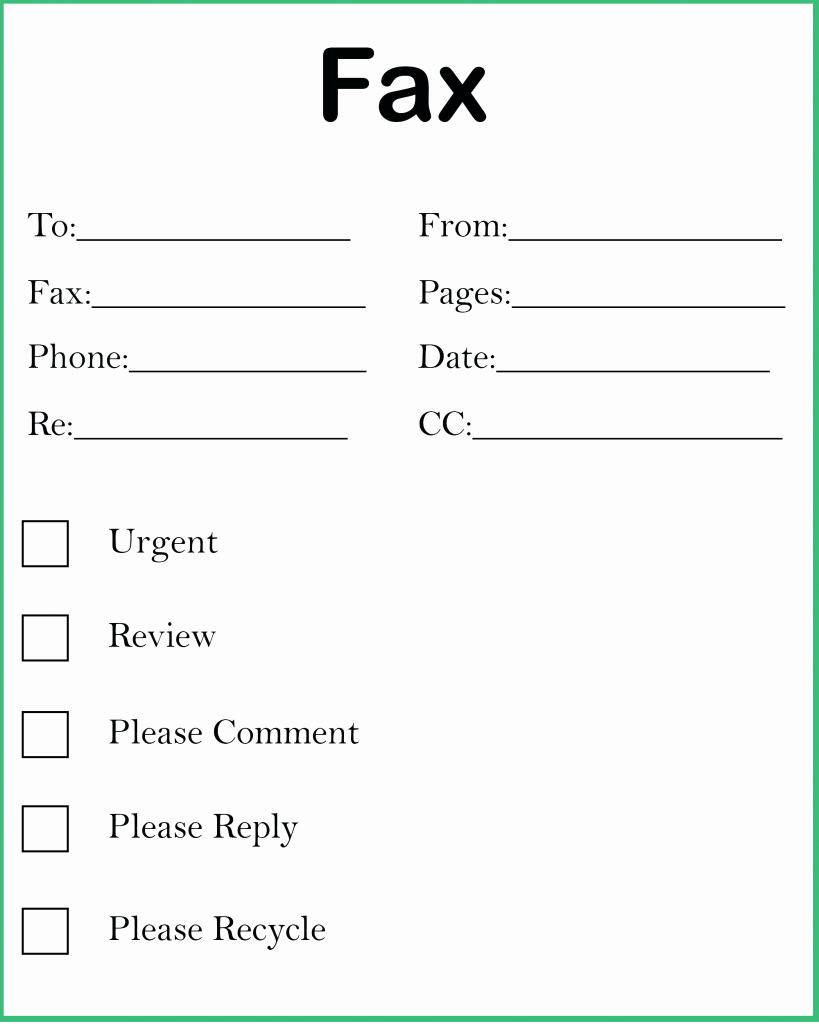 Fax Cover Page Elegant Free Sample Printable Fax Cover Sheet Pdf Docx &amp; Google