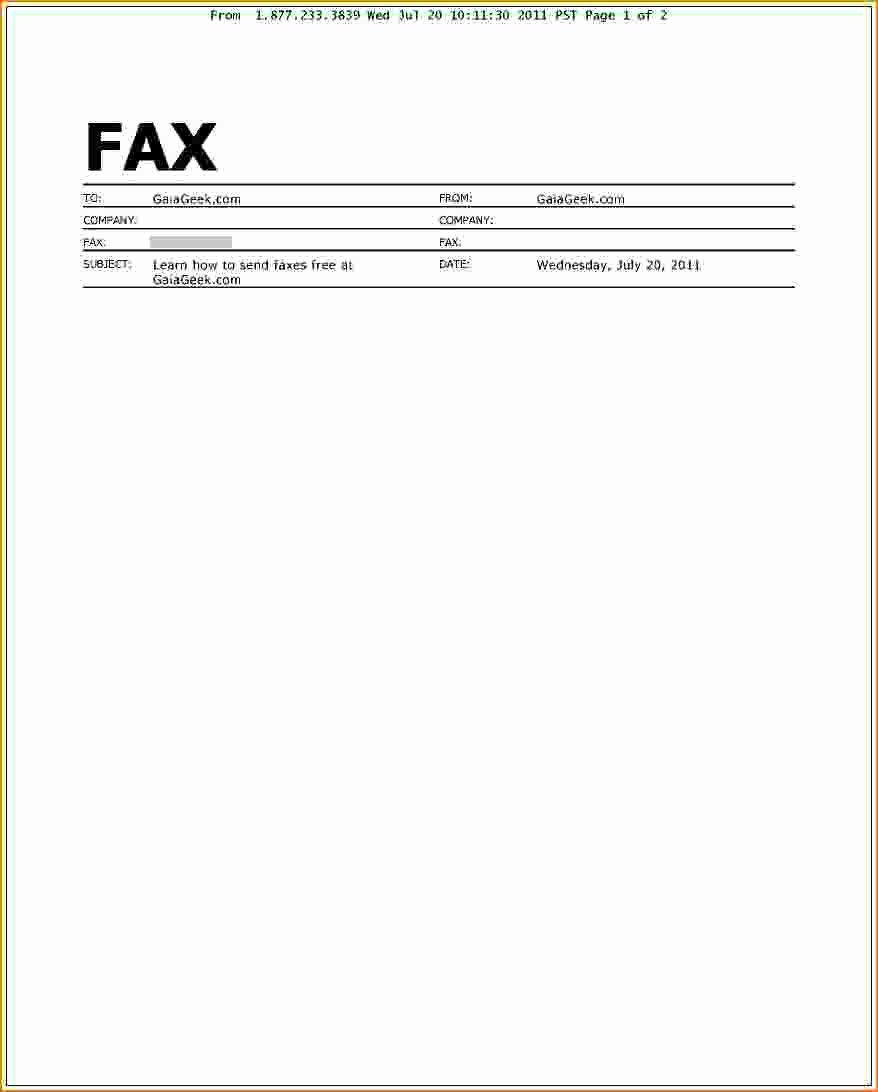 Fax Cover Page Sample Awesome Doc Fax Cover Letter