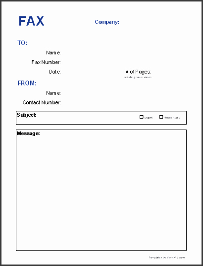 Fax Cover Sheet format Fresh 6 Personal Fax Cover Sheet Template Sampletemplatess