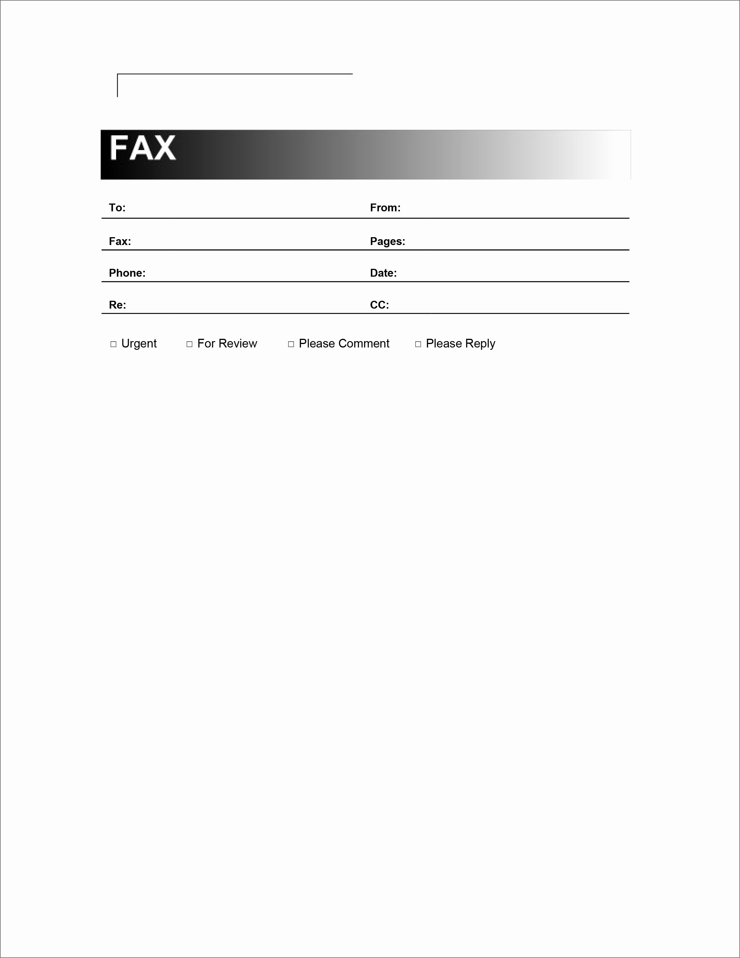Fax Cover Sheet Template Inspirational 20 Free Fax Cover Templates Sheets In Microsoft Fice Docx