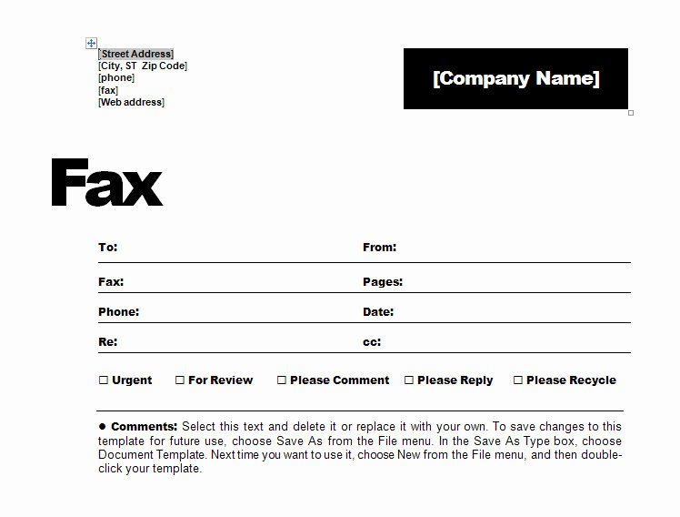 Fax Cover Sheet Word Template Beautiful Contemporary Fax Coversheet