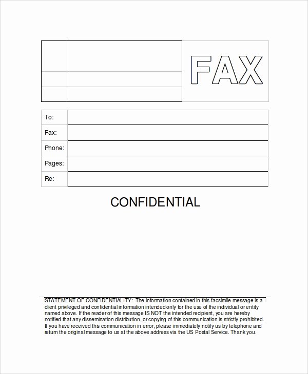 Fax Cover Sheet Word Template Beautiful Sample Generic Fax Cover Sheets 8 Documents In Pdf Word