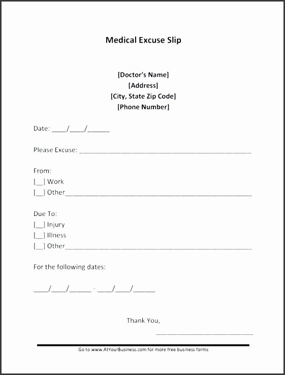 Fill In Doctor Note Inspirational 10 Download Free Doctor Note Template Sampletemplatess