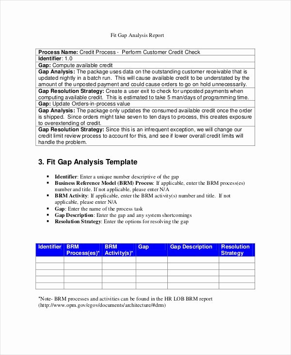 Fit Gap Analysis Template Fresh 16 Gap Analysis Template Examples Google Docs Pdf Ai